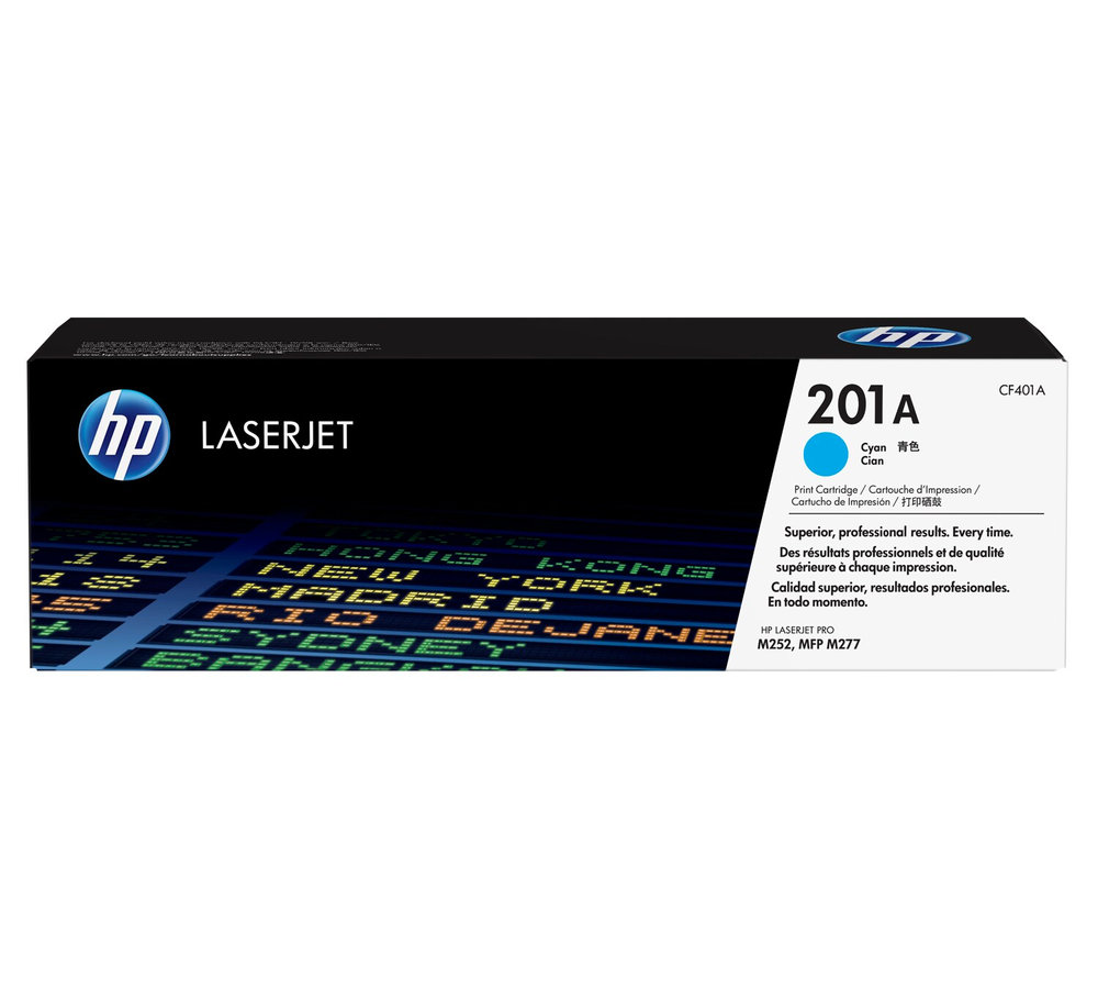 Toner HP 201A azurový (CF401A)