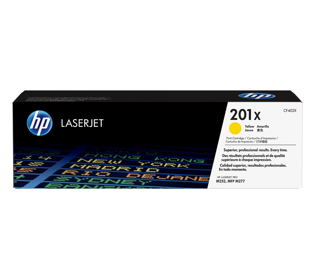 Toner HP 201X žlutý (CF402X)
