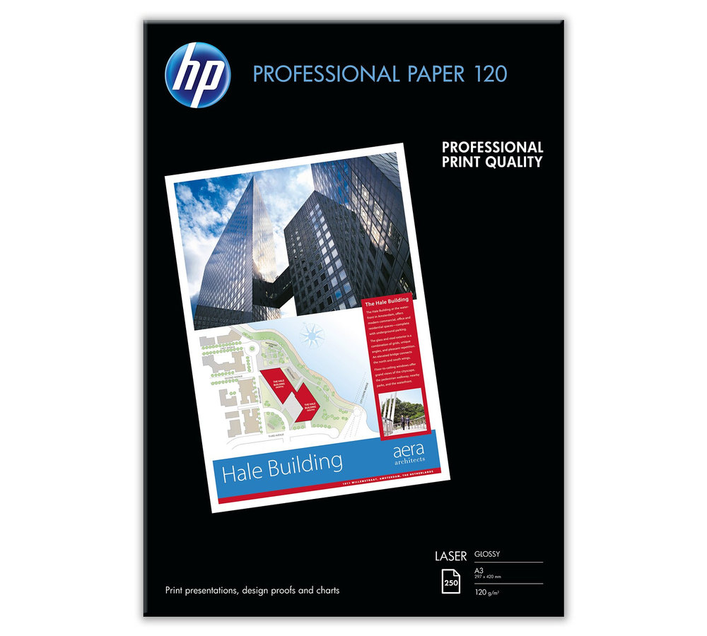 Profesionální lesklý papír HP pro laserové tiskárny - 250 listů A3 (CG969A)