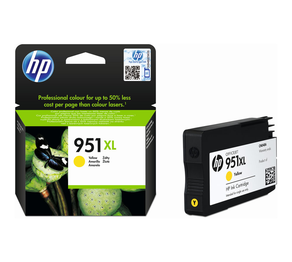 Inkoustová náplň HP 951XL žlutá (CN048AE#BGY)
