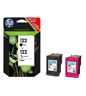 Inkoustová náplň HP 122 černá, barevná (CR340HE)