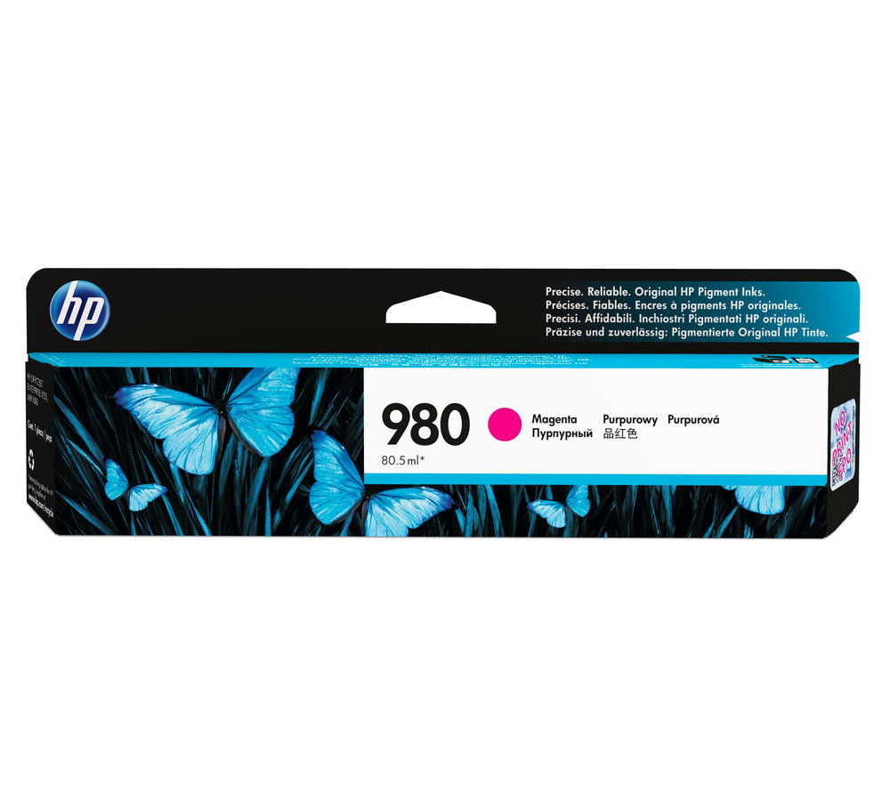 Inkoustová náplň HP 980 purpurová (D8J08A)
