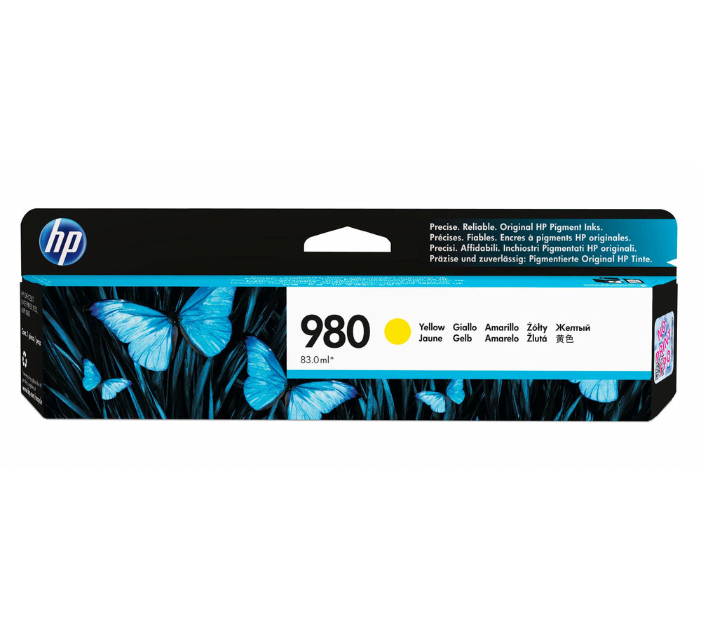 Inkoustová náplň HP 980 žlutá (D8J09A)