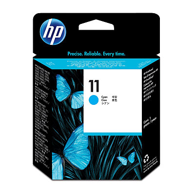 Inkoustová náplň HP 11 azurová (C4836A)