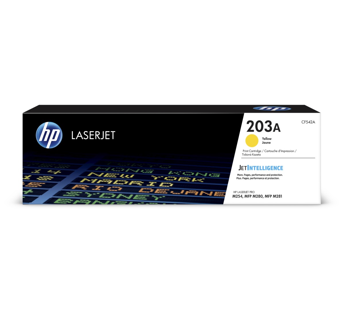 Toner HP 203A žlutý (CF542A)