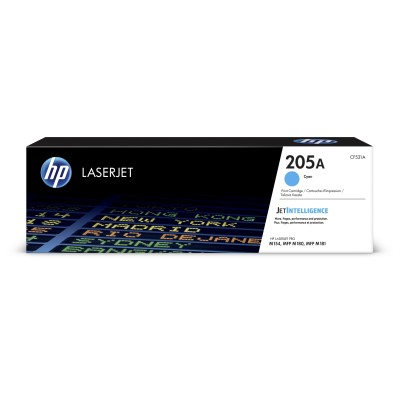 Toner do tiskárny HP 205A azurový (CF531A)