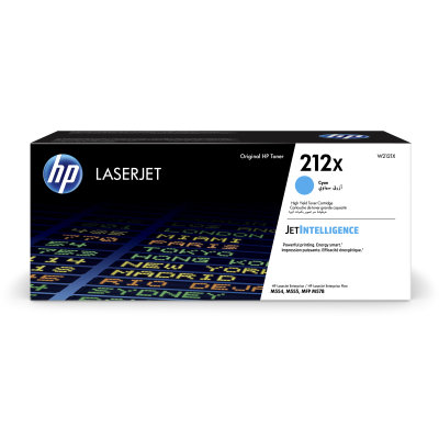 Toner do tiskárny HP 212X azurový (W2121X)