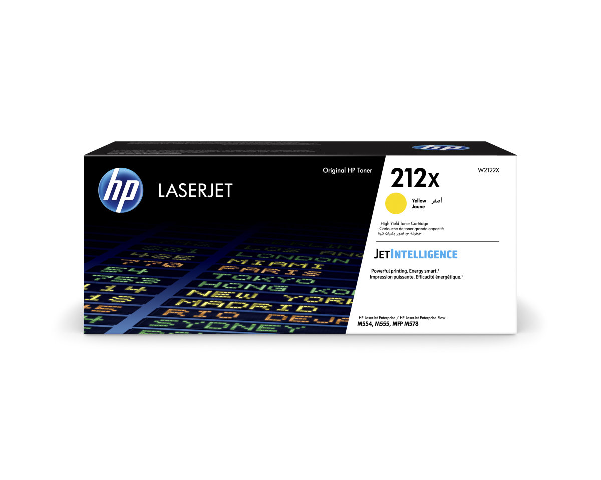 Toner do tiskárny HP 212X žlutý (W2122X)