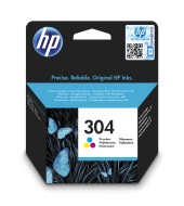 Inkoustová náplň HP 304 tříbarevná (N9K05AE)