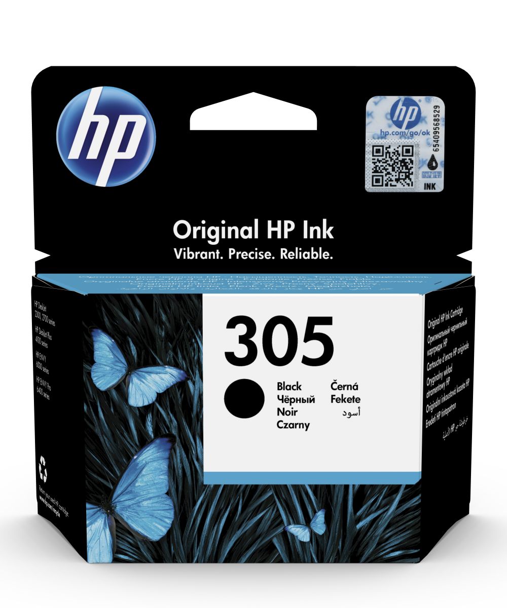 Inkoustová náplň HP 305 černá (3YM61AE)