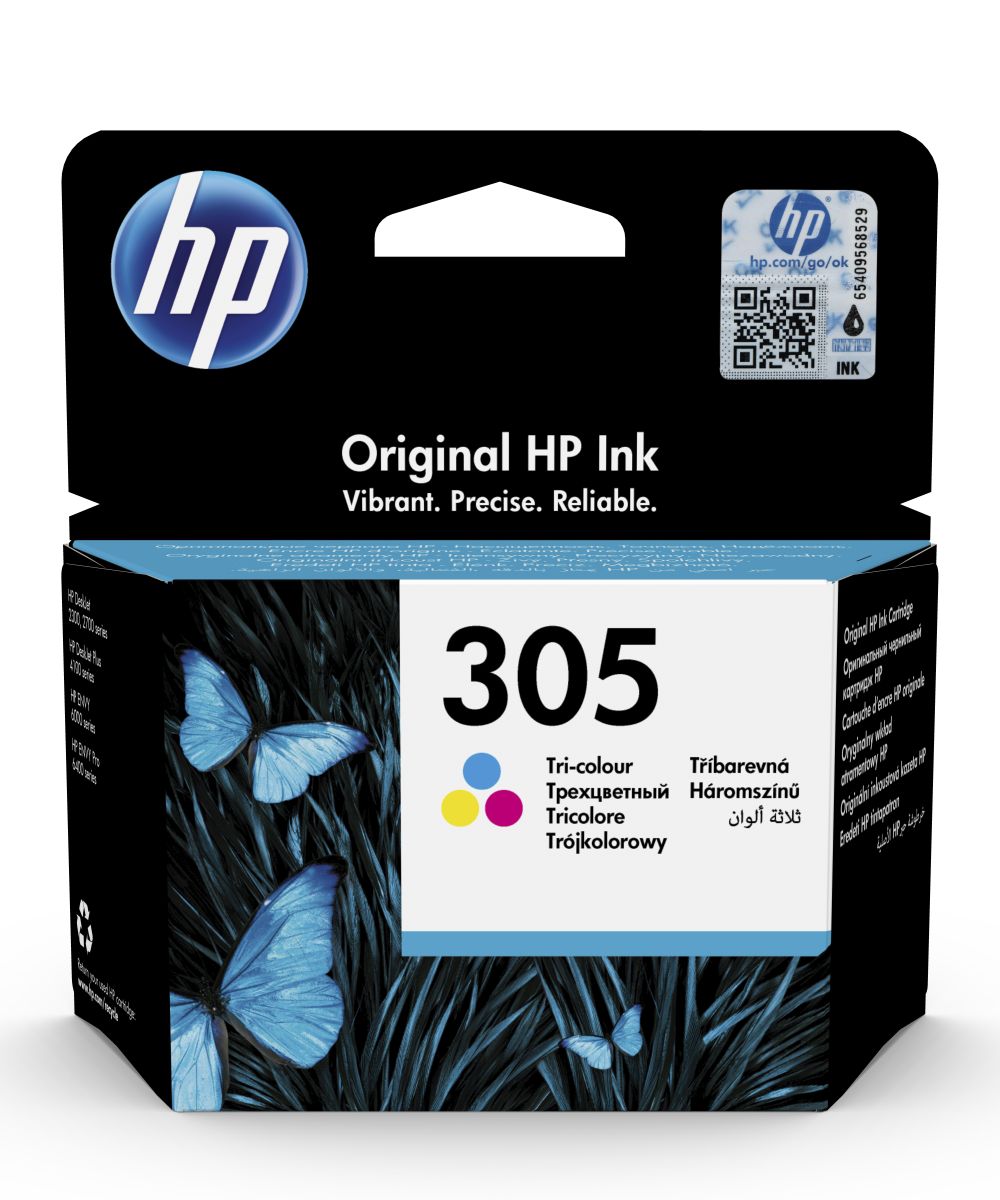 Inkoustová náplň HP 305 tříbarevná (3YM60AE)