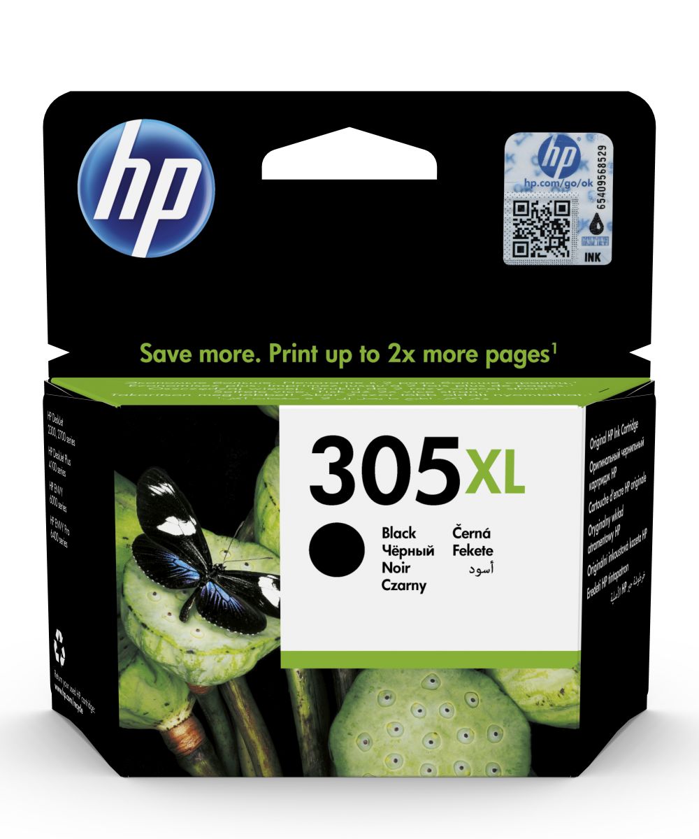 Inkoustová náplň HP 305XL černá (3YM62AE)