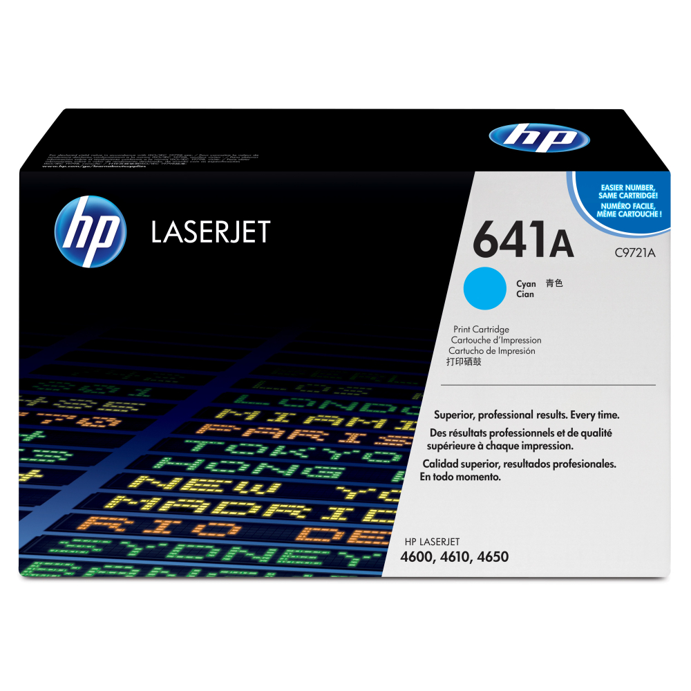 Toner do tiskárny HP 641A azurový (C9721A)