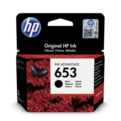 Inkoustová náplň HP 653 černá (3YM75AE)