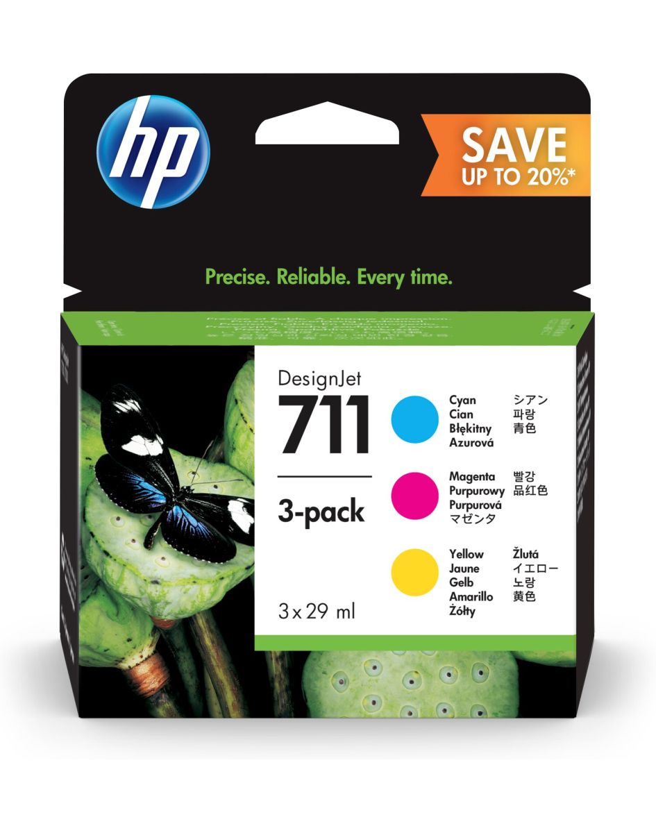 Inkoustová náplň HP 711 kombinované balení (P2V32A)