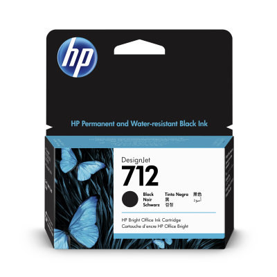 Inkoustová náplň HP 712 černá -&nbsp;38 ml (3ED70A)