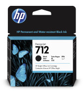 Inkoustová náplň HP 712 černá - 80 ml (3ED71A)