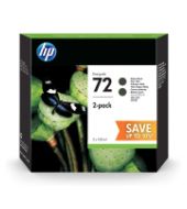 Inkoustová náplň HP 72 matná černá, dvojbalení (P2V33A)