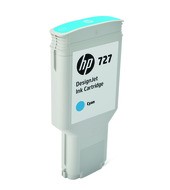 Inkoustová náplň HP 727 azurová (300 ml) (F9J76A)