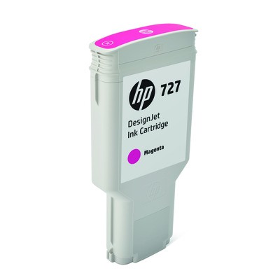 Inkoustová náplň HP 727 purpurová (300 ml) (F9J77A)