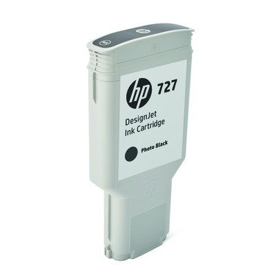 Inkoustová náplň HP 727 fotografická černá (300 ml) (F9J79A)