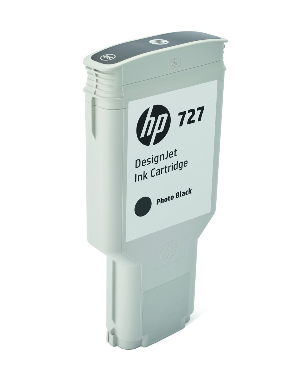 Inkoustová náplň HP 727 fotografická černá (300 ml) (F9J79A)