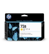 Inkoustová náplň HP 728 žlutá (130 ml) (F9J65A)