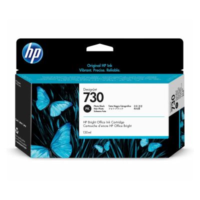Inkoustová náplň HP 730 fotografická černá (130 ml) (P2V67A)