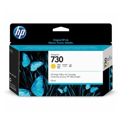 Inkoustová náplň HP 730 žlutá (130 ml) (P2V64A)