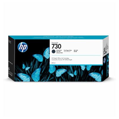 Inkoustová náplň HP 730 matná černá (300 ml) (P2V71A)