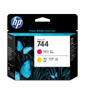 Tisková hlava HP 744 purpurová a žlutá (F9J87A)