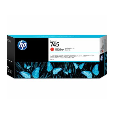 Inkoustová náplň HP 745 chromatická červená (300 ml) (F9K06A)