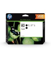 Inkoustová náplň HP 82 černá (69 ml), dvojbalení (P2V34A)