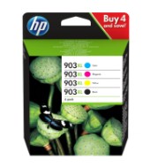 Sada inkoustových náplní HP 903XL černá a tříbarevná (3HZ51AE)
