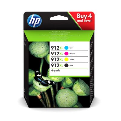 Inkoustová náplň HP 912XL kombinované balení (3YP34AE)