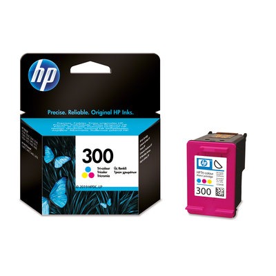 Inkoustová náplň HP 300 tříbarevná (CC643EE)