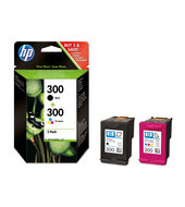 Sada inkoustových náplní HP 300 černá a tříbarevná (CN637EE)