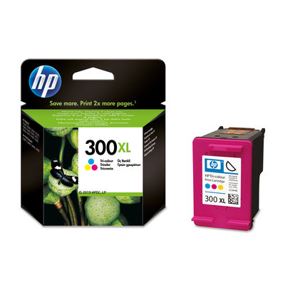 Inkoustová náplň HP 300XL tříbarevná (CC644EE)