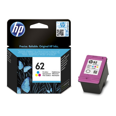 Inkoustová náplň HP 62 tříbarevná (C2P06AE)