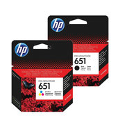 Sada inkoustových kazet HP 651 pro snadné objednání (HP-651)