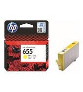 Inkoustová náplň HP 655 žlutá (CZ112AE)