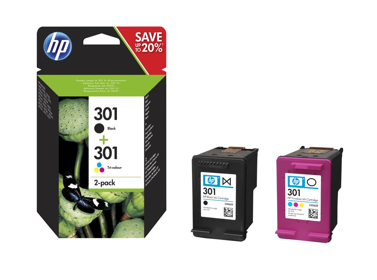 Sada inkoustů HP 301 (N9J72AE#BA3)