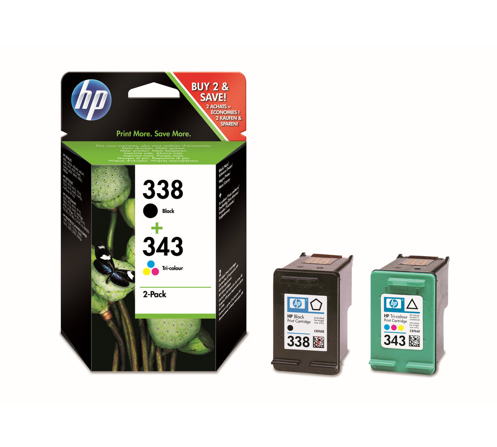 Sada inkoustových náplní HP 338/343 (SD449EE)