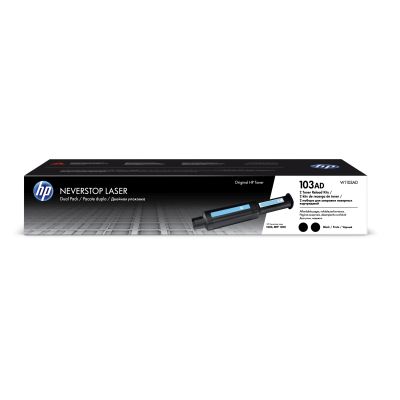 Toner HP 103AD Neverstop černý, dvojbalení (W1103AD)