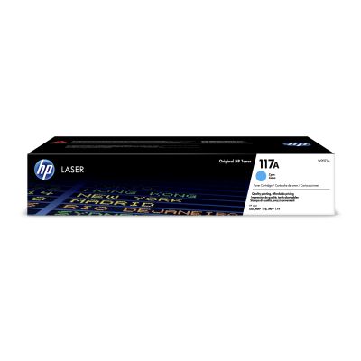 Toner do tiskárny HP 117A azurový (W2071A)