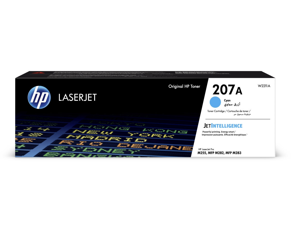 Toner do tiskárny HP 207A azurový (W2211A)