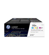 Toner HP 312A azurový, purpurový, žlutý (CF440AM)