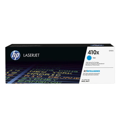Toner HP 410X azurový (CF411X)