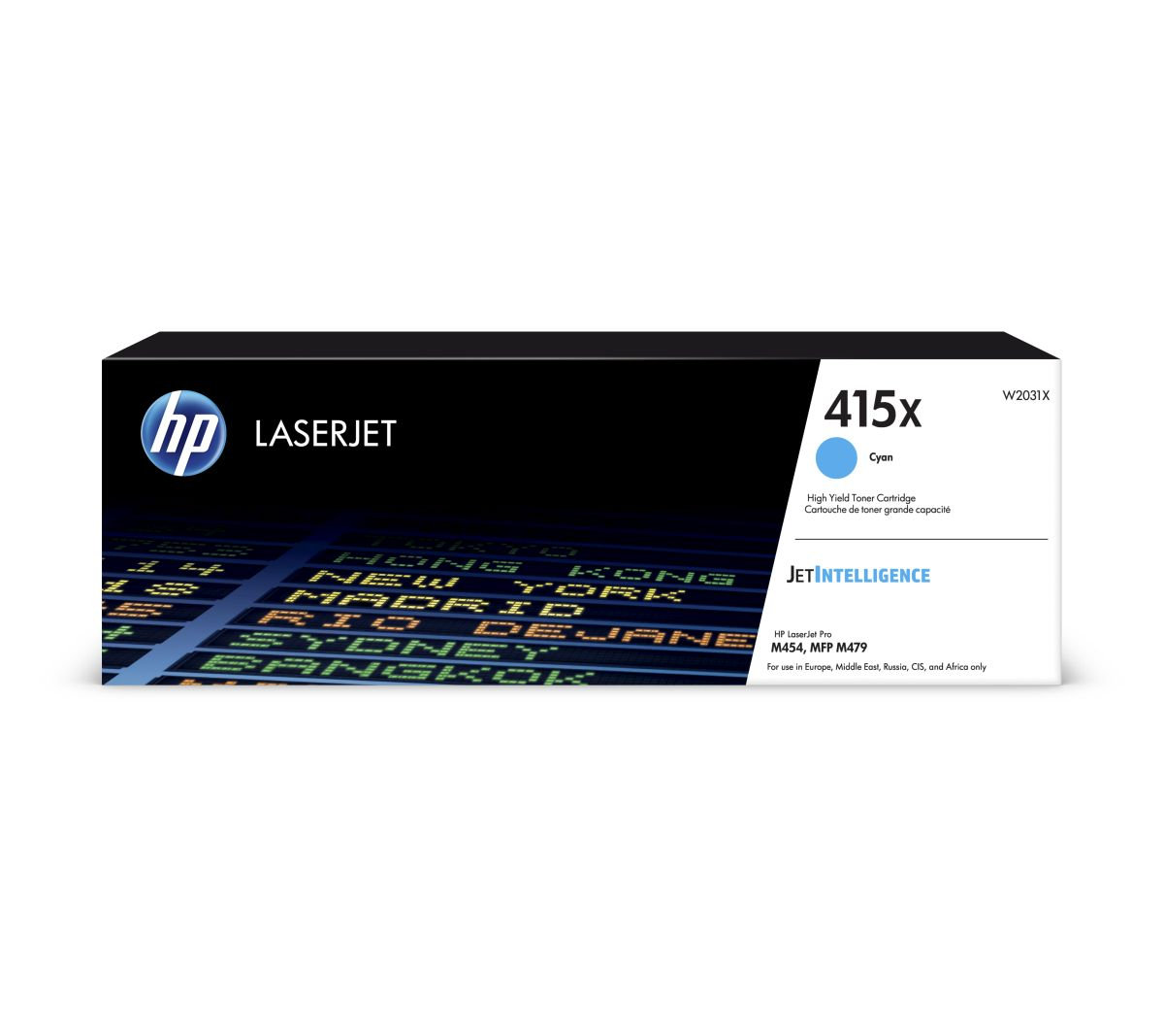 Toner HP 415X azurový (W2031X)