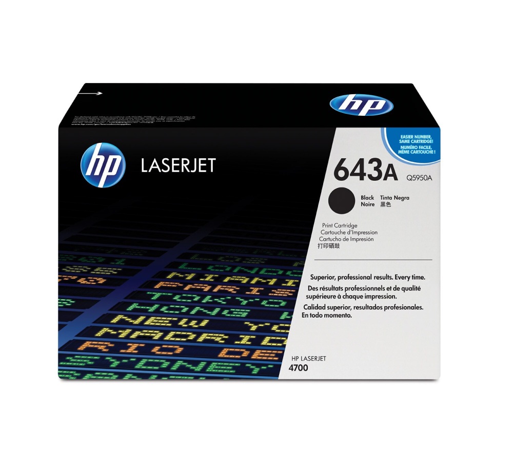 Toner HP 643A černý (Q5950A)